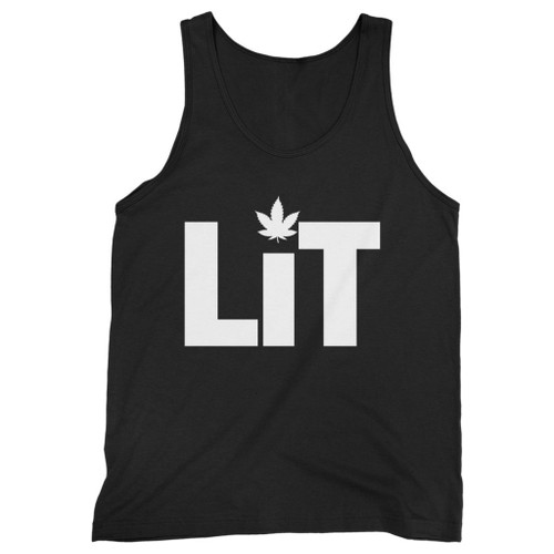 Our cotton lit weed leaf men tank top is perfect for those intense workouts in the gym, at practice or pickup games.