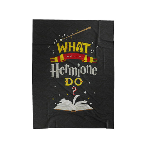 What Would Hermione Do 2 Velveteen Blanket