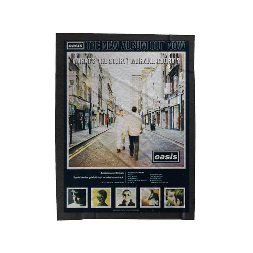 What's The Story Morning Glory Velveteen Blanket