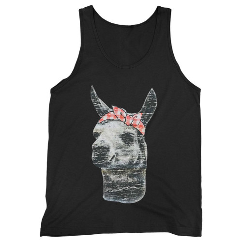 Our cotton llama bandana cute animal men tank top is perfect for those intense workouts in the gym, at practice or pickup games.