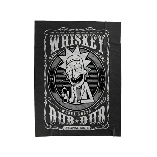 Whiskey Dub Dub Velveteen Blanket