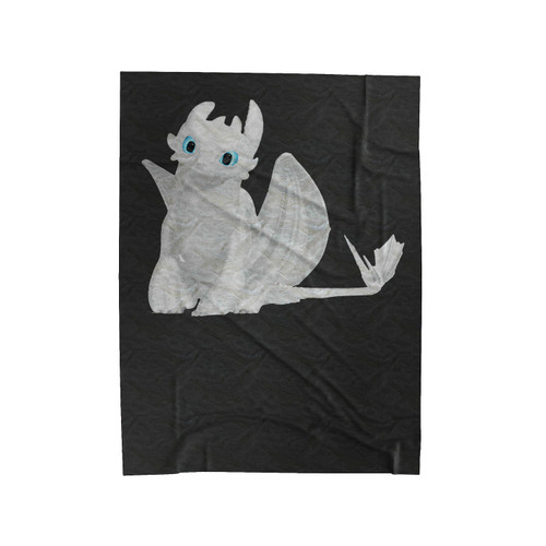 White Night Fury Velveteen Blanket
