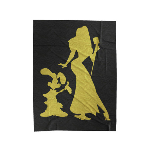 Who Framed Roger Rabbit And Jessica Rabbit Velveteen Blanket