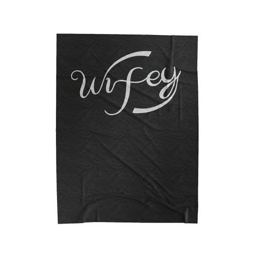 Wifey Bride Bachelorette Party Velveteen Blanket