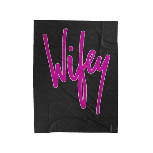Wifey Hubby Wifey Gift Mr Mrs Gift Bridal Bride Bachelorette Party Velveteen Blanket