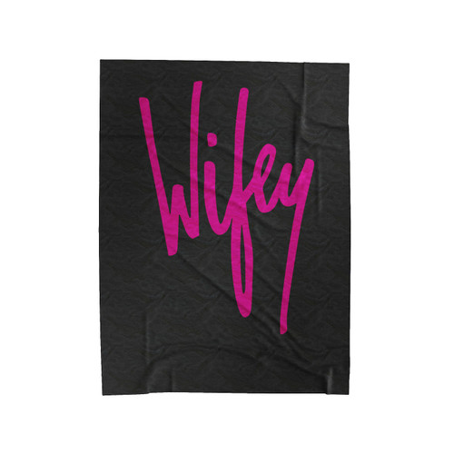 Wifeyt Bridal Bride Party Velveteen Blanket