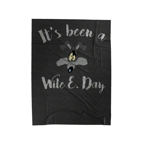 Wile E Coyote Loonie Tunes Velveteen Blanket