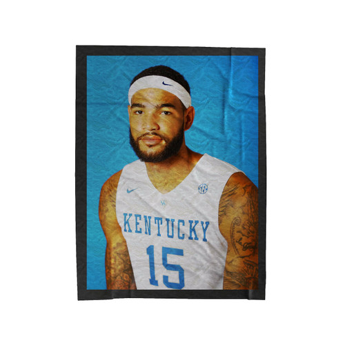 Willie Cauley Basketball Player Velveteen Blanket