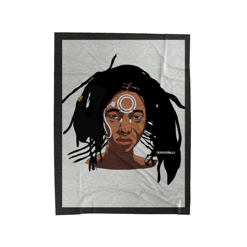 Willow Smith Beauty Art Velveteen Blanket