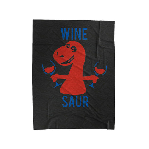 Wine Drink Saur Parody Velveteen Blanket