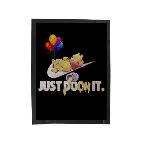 Winnie The Pooh Balloon Just Pooh It Velveteen Blanket