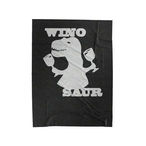 Wino Saur Funny Velveteen Blanket