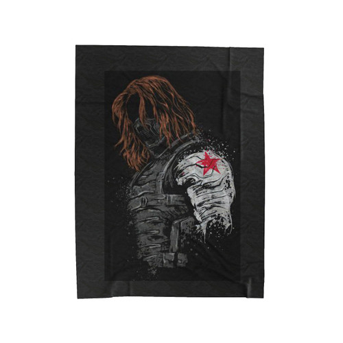 Winter Soldier Captain America Velveteen Blanket