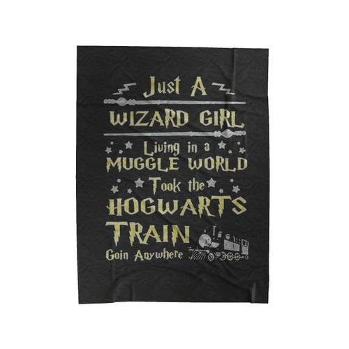 Wizard Girl Velveteen Blanket