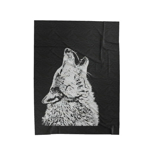 Wolf Velveteen Blanket