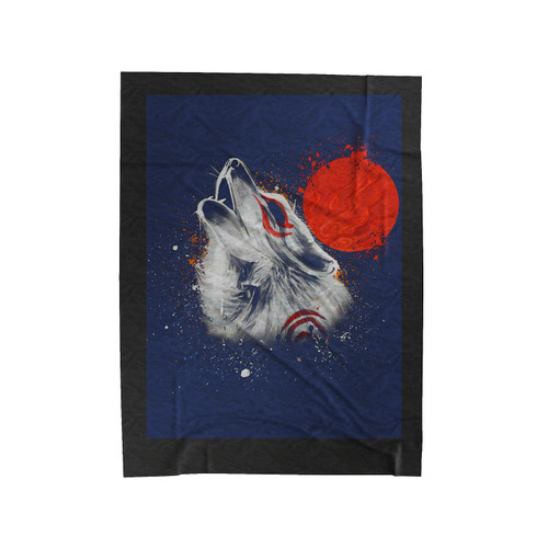 Wolf Spirit Velveteen Blanket