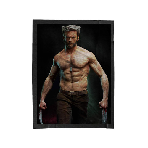 Wolverine Hugh Jackman Velveteen Blanket
