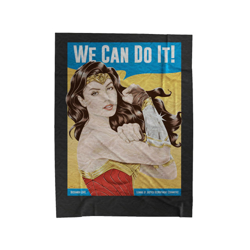 Wonder Riveter We Can Do It Velveteen Blanket