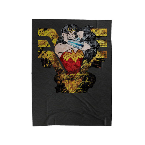 Wonder Woman Dc Comics Superhero Velveteen Blanket