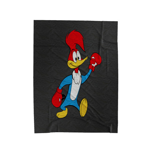 Woody Woodpecker Boxing Funny Cartoon Velveteen Blanket