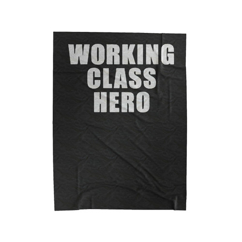 Working Class Hero John Lennon Velveteen Blanket