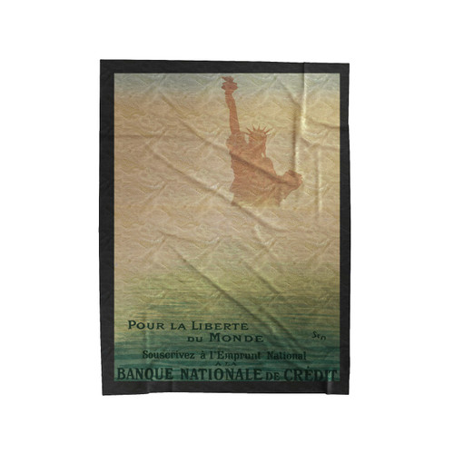 World War I Propaganda Velveteen Blanket