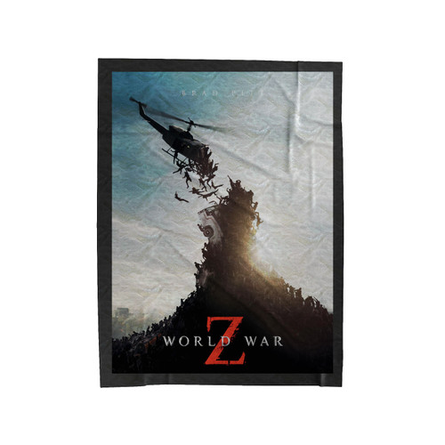 World War Z Brad Pitt Velveteen Blanket