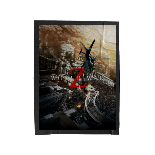 World War Z Movie 3 Velveteen Blanket