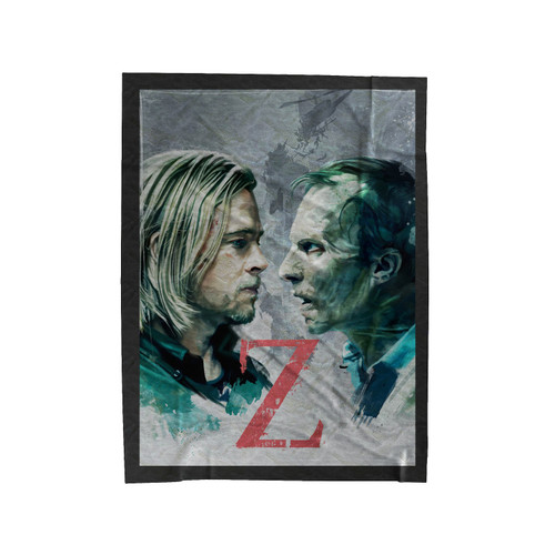 World War Z Movie 4 Velveteen Blanket