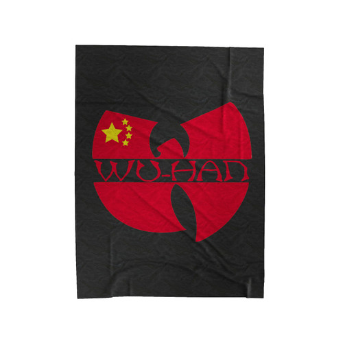 Wu Tang Wuhan Parody Logo Velveteen Blanket