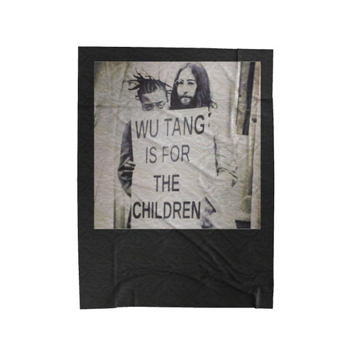 Wu- Tang Is For The Children Velveteen Blanket