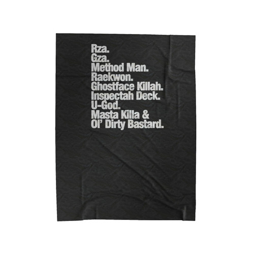 Wutang Clan Wutang Method Man Funny Cool Funny Cool Hip Hop Tribute Velveteen Blanket