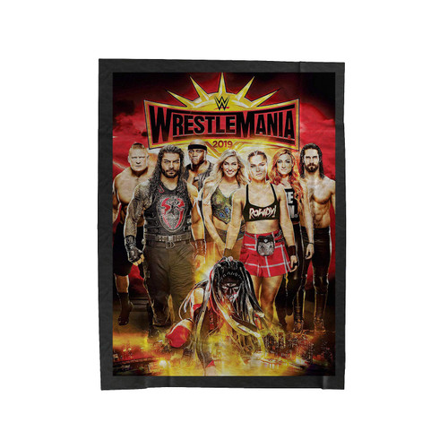 Wwe Wrestlemania 2019 Velveteen Blanket
