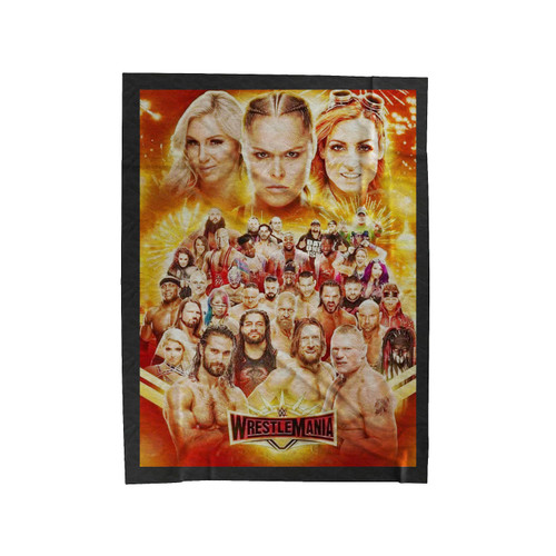 Wwe Wrestlemania 35 1 Velveteen Blanket