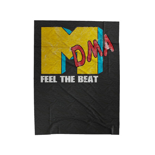 Xanax Lsd Acid Psychedelic Trippy Velveteen Blanket