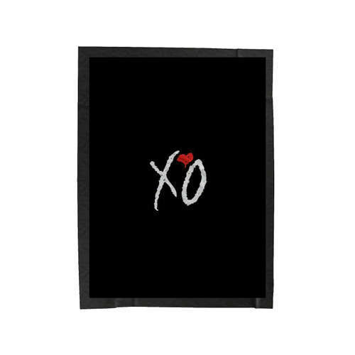 Xo The Weeknd Love Velveteen Blanket