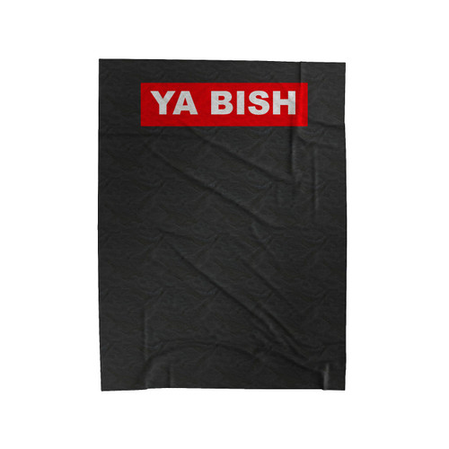 Ya Bish Kendrick Lamar Red Box Logo Velveteen Blanket