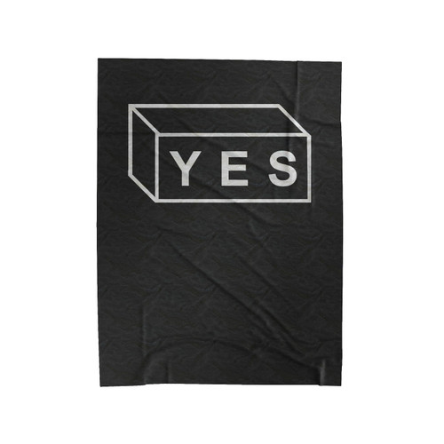 Yes Or No Velveteen Blanket