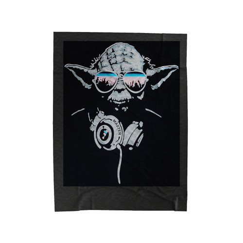 Yoda Cool Dj Hip Hop Velveteen Blanket