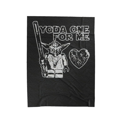 Yoda One For Me Funny Star Wars Velveteen Blanket