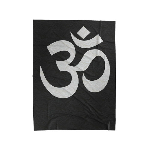Yoga Om Meditation Velveteen Blanket