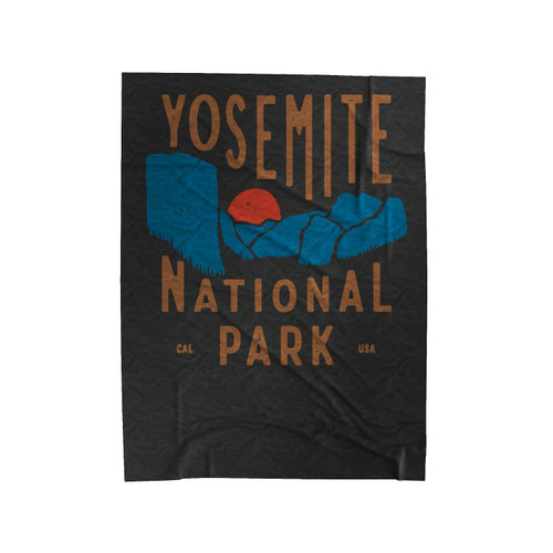 Yosemite National Park Usa Velveteen Blanket