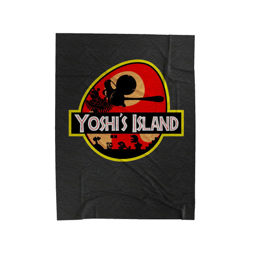 Yoshi Game Park Island Velveteen Blanket
