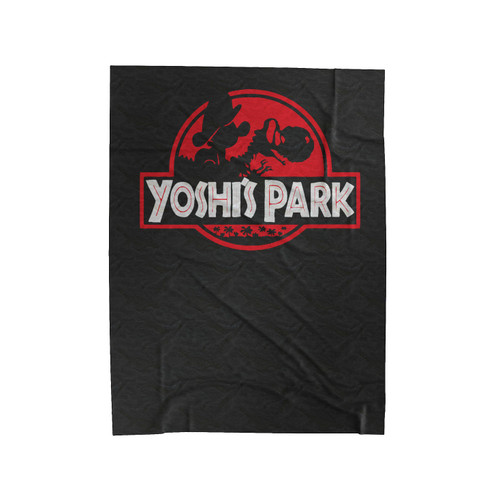 Yoshi Park Jurassic Park Smash Bros Velveteen Blanket