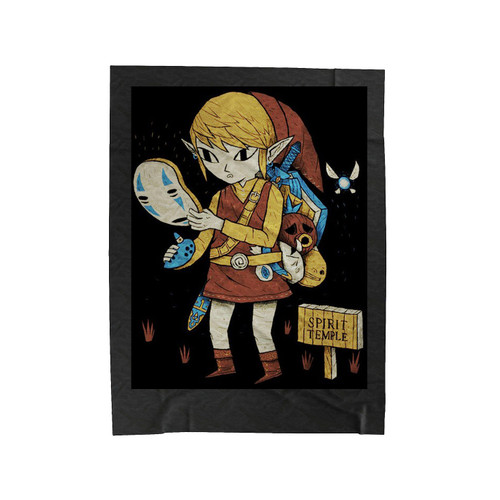 You Got The No Face Mask! The Legend Of Zelda Majora's Mask Ghibli Spirited Away Velveteen Blanket