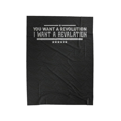 You Want A Revolution Hamilton Musical Aaron Burr Alexander Hamilton Gift Musical Broadway Revolutionaries Country Font Inspired Velveteen Blanket