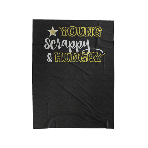 Young Scrappy And Hungry Alexander Hamilton Quote Velveteen Blanket