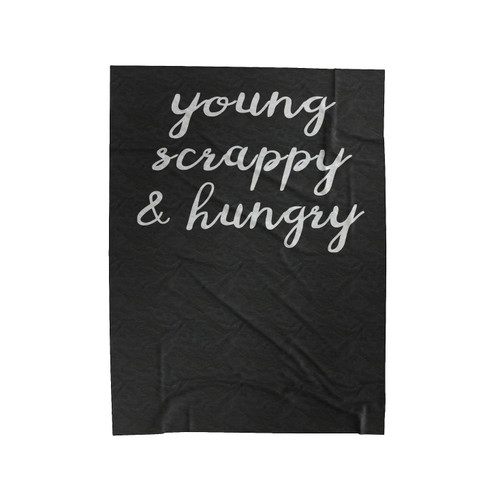 Young Scrappy Hungry Hamilton Musical Velveteen Blanket