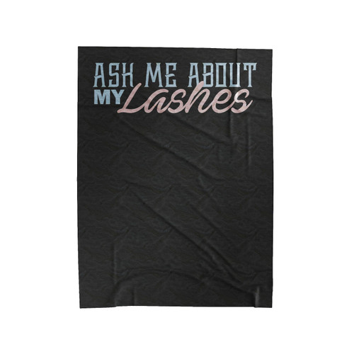 Younique Ask Me About My Lashes Velveteen Blanket