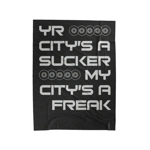 Yr City's A Sucker Lcd Soundsystem Velveteen Blanket